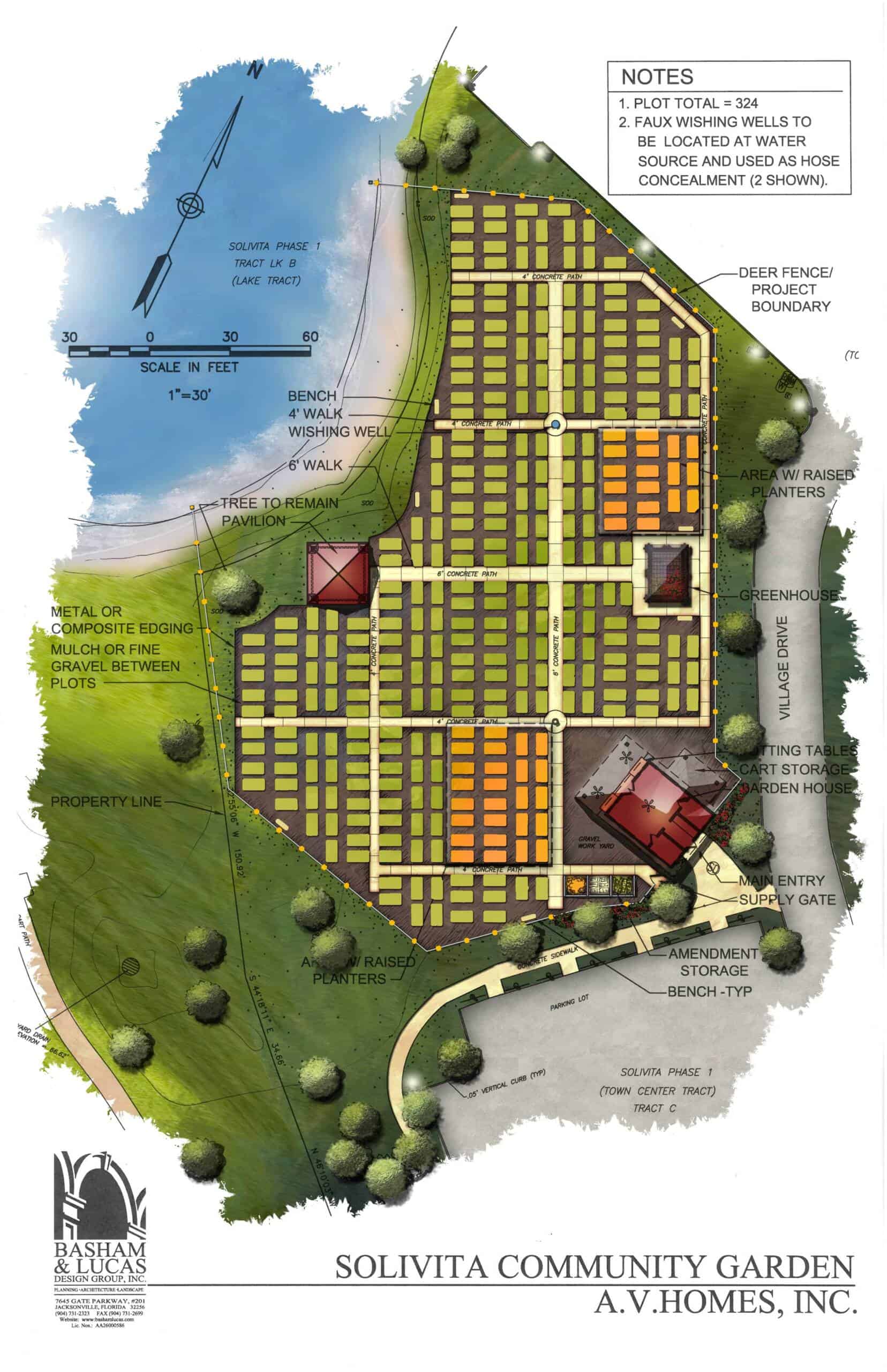 Community Garden Conceptual Site Plan